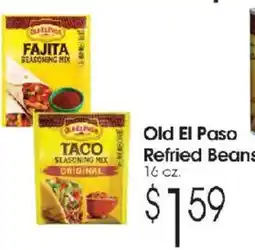 Family Fare Old El Paso Refried Beans offer