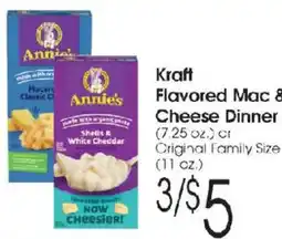 Family Fare Kraft Flavored Mac & Cheese Dinner offer
