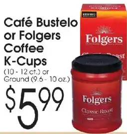 Family Fare Folgers coffee k-cups offer