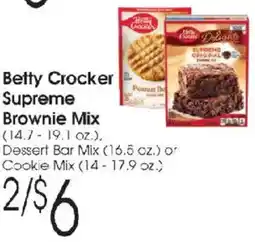 Family Fare Betty Crocker supreme brownie mix offer