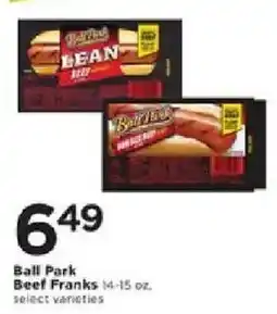 Cub Foods Ball Park Beef Franks offer