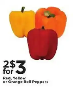 Cub Foods Red, Yellow or Orange Bell Peppers offer