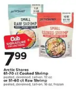 Cub Foods Arctic Shores small cooked shrimp offer