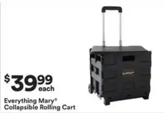 Everything Mary Collapsible Rolling Cart