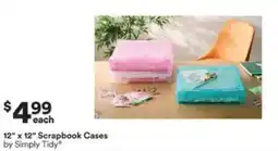 Michaels 12" x 12" Scrapbook Cases by Simply Tidy® offer