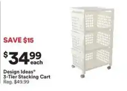 Michaels Design Ideas 3-Tier Stacking Cart offer