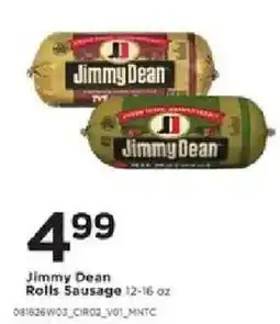 Cub Foods Jimmy Dean Rolls Sausage offer