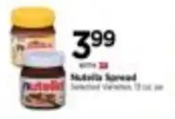 Tops Nutella Spread offer