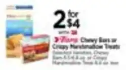 Tops 3 Twins Chewy Bars or Crispy Marshmallow Treats offer