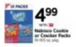 Tops Nabisco Cookie or Cracker Packs offer