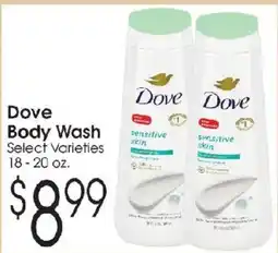 Family Fare Dove Body Wash offer