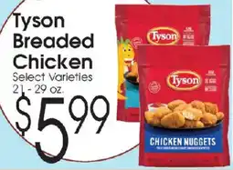 Family Fare Tyson breaded chicken offer