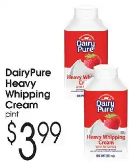 Family Fare DairyPure Heavy Whipping Cream offer