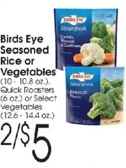 Family Fare Birds Eye Seasoned Rice Or Vegetables offer