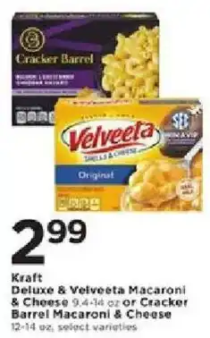 Cub Foods Kraft & Velveeta Macaroni & Cheese offer