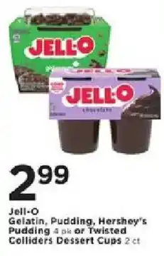 Cub Foods Jell-O Gelatin, Pudding, Hershey's Pudding offer