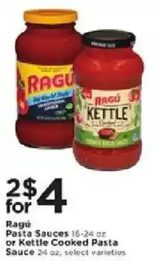 Cub Foods Ragú Pasta Sauces or Kettle Cooked Pasta Sauce offer