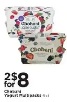 Cub Foods Chobani Yogurt Multipacks offer