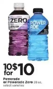 Cub Foods Powerade or Powerade Zero offer