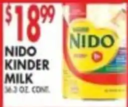 Pioneer Supermarkets Nido Kinder Milk offer