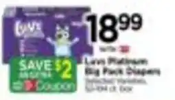 Tops Levi Platinum Big Pack Diapers offer