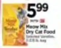 Tops Meow Mix Dry Cat Food offer