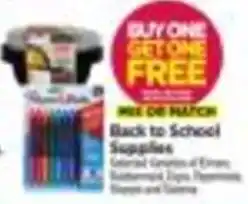 Tops Back to School Supplies offer