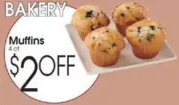 Family Fare Bakery Muffins offer