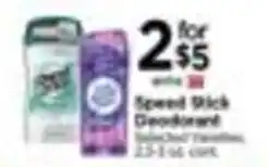 Tops Speed Rick Deodorant offer