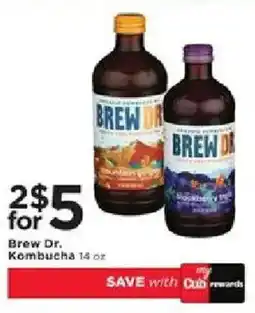 Cub Foods Brew Dr. Kombucha offer