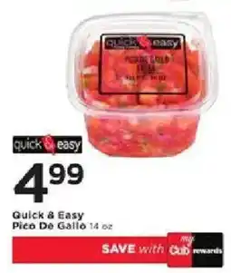 Cub Foods Quick & Easy Pico De Gallo offer