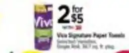 Tops Viva Signature Paper Towels offer