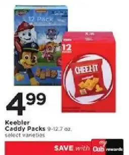 Cub Foods Keebler Caddy Packs offer