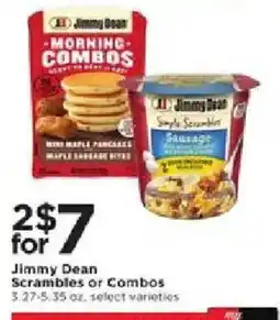 Cub Foods Jimmy Dean Scrambles or Combos offer