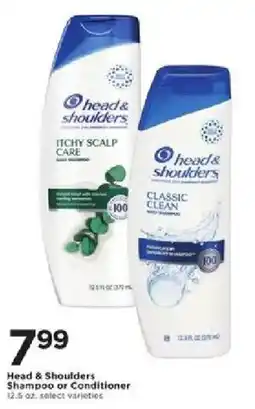 Cub Foods Head & Shoulders Shampoo or Conditioner offer