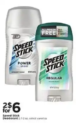 Cub Foods Speed Stick Deodorant offer