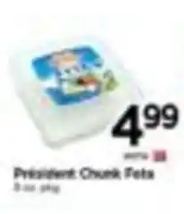 Tops President Chunk Feta offer