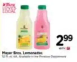 Tops Mayer Bros. Lemonades offer