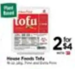Tops House Foods Tofu offer