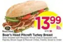 Tops Boar's Head Piccraft Turkey Breast offer