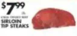 Pioneer Supermarkets Sirloin Tip Steaks offer