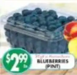 Pioneer Supermarkets Blueberries (Pint) offer