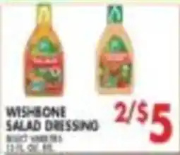 Met Foodmarkets Wishbone salad dressing offer