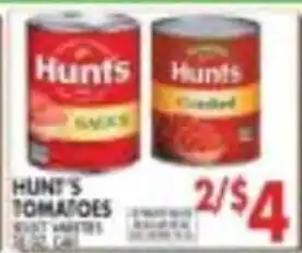 Hunt's tomatoes