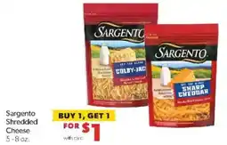 Family Fare Sargento shredded cheese offer