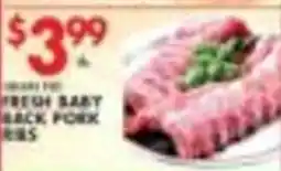 Met Foodmarkets Fresh Baby Back Pork Ribs offer