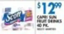 Met Foodmarkets Capri Sun Fruit Drinks offer