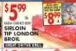 Met Foodmarkets Sirloin Tip London Broil offer