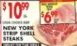 Met Foodmarkets New York Strip Shell Steaks offer