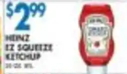 Met Foodmarkets Heinz Squeeze ketchup offer
